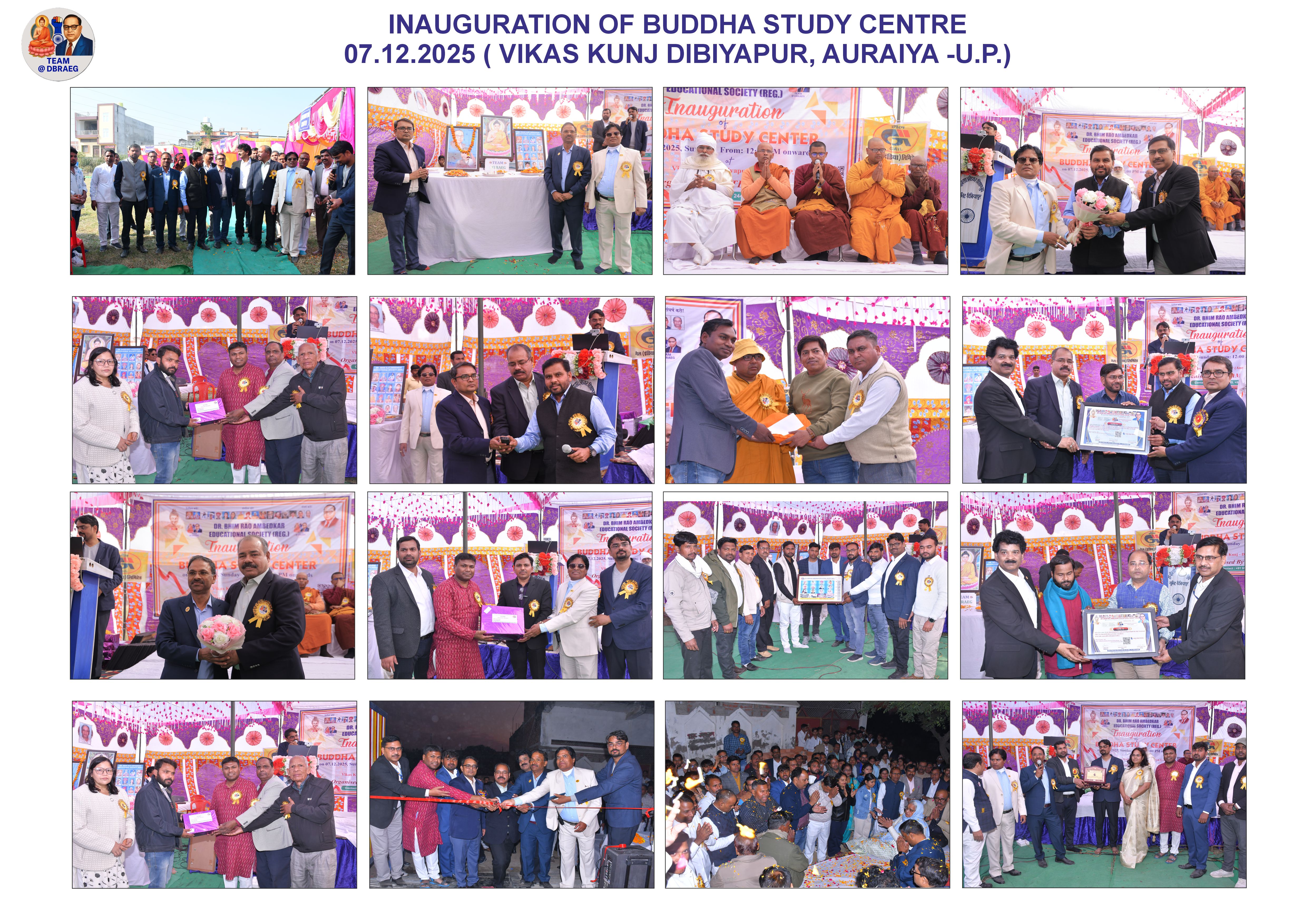 INAUGURATION OF BUDDHA STUDY CENTRE